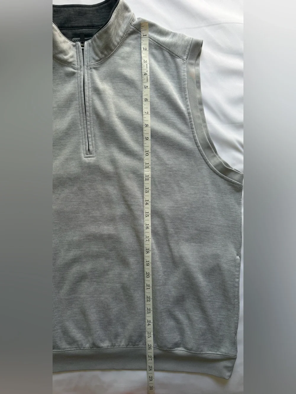 PGA Tour Pullover Vest Mens XL Quarter Zip Golf Sleeveless Pocket Performance - Picture 11 of 11